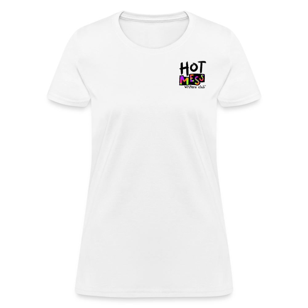 Hot Mess Writing Group Small Logo - white