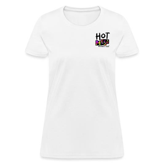 Hot Mess Writing Group Small Logo - white